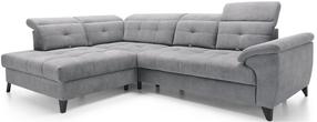 Kampinė sofa Inferne Relax 04, pilka sp., kairinė, 297 x 210 cm x 107 cm