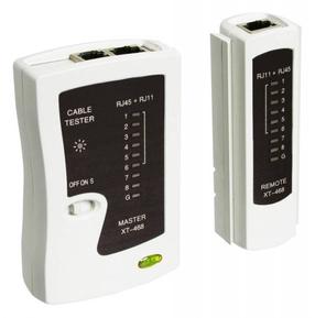 Аксессуары для сетевых продуктов Goobay Network Cable Tester, 29 x 105 мм, белый цв./черный цв.