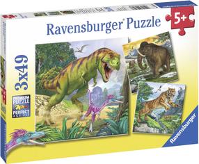 Puzle 3in1 Ravensburger The Ancient Ruler 093588, 18 cm x 18 cm, 147 gab., daudzkrāsaina