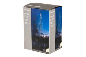 Lempučių girlianda 400LED, 9 m, šiltai balta sp., 400 LED, Balta sp.