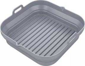 Silikona ieliktnis aerogrilam Klausberg KB 7790, pelēka krās., 21 cm x 21 cm