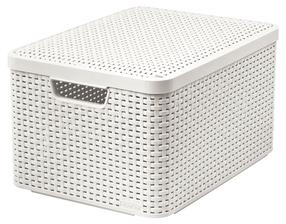 Kaanega hoiukarp, esemete hoidmiseks Curver 205862, beež v., 44.5 x 33 x 24.8 cm
