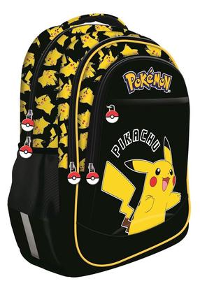 Школьный рюкзак St.Majewski Pokemon Pikachu, черный цв./желтый цв., 40 см x 29 см x 19 см