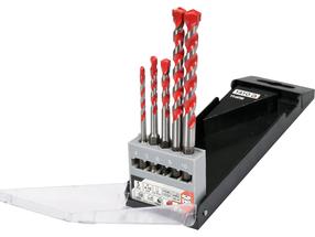 Grąžtų komplektas, grąžtų komplektas Yato YT-44789 5906083038372, universalus, sraigtinis, hex 1/4, 4-10 mm x 12 cm