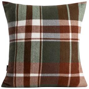 Dekoratyvinės pagalvėlės užvalkalas Homla Basic Melrose, ruda sp./balta sp./žalia sp., 45 cm x 45 cm
