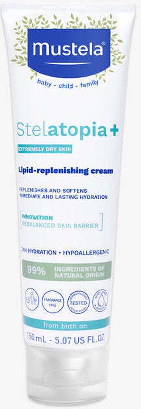 Ķermeņa krēms Mustela Stelatopia+ Lipid-Replenishing, 150 ml