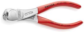 Elektronikos galinių dalių pjovimo žnyplės žiedams Knipex 67 03 140, 145 mm