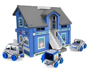 Игрушечный полицейский участок Wader Play House Police Station 25420, синий цв./белый цв.