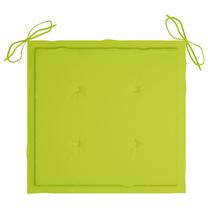 Kėdžių pagalvėlė VLX Garden Chair Cushions 314063, žalia sp., 50 cm x 50 cm, 4 vnt.