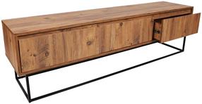 TV staliukas Kalune Design Lupin, riešuto sp., 180 cm x 50 cm x 40 cm