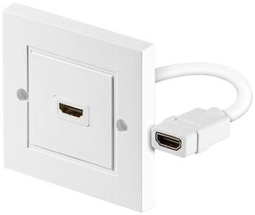 Адаптер Goobay HDMI A female, HDMI A female, зеленый цв.