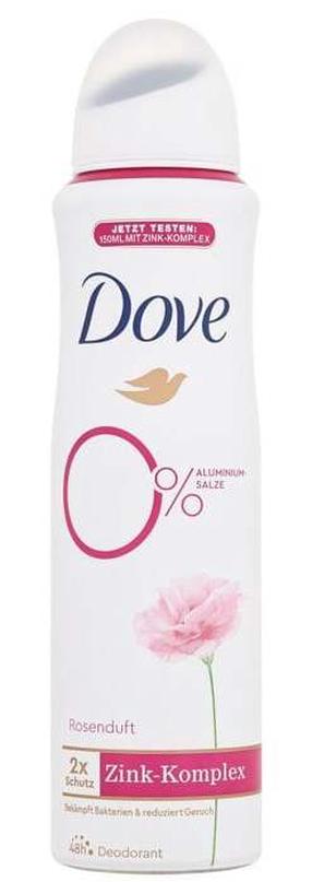 Kehadeodorant Dove Zinc Complex Rose, 150 ml