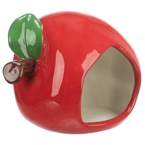 Namelis graužikams Trixie Apple Apple, 13 cm x 10 cm x 10 cm, raudona sp.
