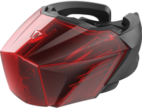 Dviračių žibintas Kross Red Drall II T4COSLT0142, plastikas, raudona sp.