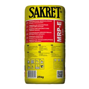 Dekoratīvais apmetums Sakret MRP-E, 2 mm, 25 kg