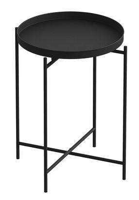 Kavos staliukas Kalune Design SHB-007, juoda sp., 46 cm x 46 cm x 56 cm