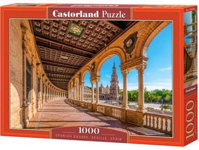 Puzle Castorland Spanish Square Seville Spain 105106, 47 cm x 68 cm, 1000 gab., daudzkrāsaina