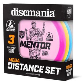Набор дисков для диск-гольфа Discmania Active Premium Mega Distance Set, 21 см, синий цв., 3 шт.