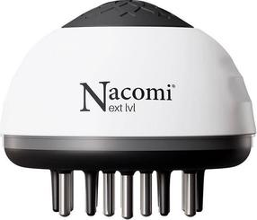Matu ķemme- galvas masažieris Nacomi Scalp Serum Applicator, marmora krās.