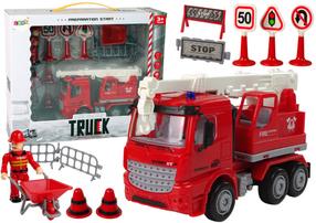 Žaislinė gaisrinė mašina Lean Toys Truck, raudona sp.