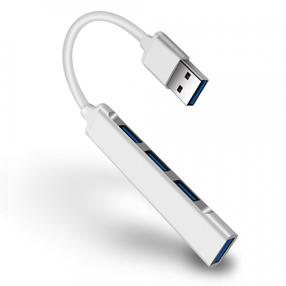 USB sadalītājs iBOX USB - 3 x USB 2.0 + 1 x USB 3.0 IUH3FAS USB, 3 x USB 2.0 + 1 x USB 3.0, pelēka krās.