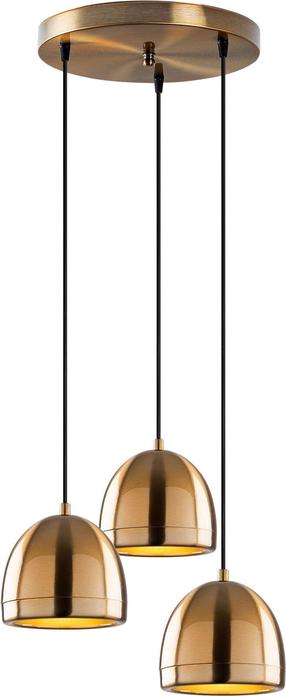 Lampa karināms Opviq Mugo 10670 942FLG1487, E27, 3 x 40 W, zelta krās. / zelta krās.