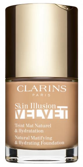 Skystas makiažo pagrindas Clarins Skin Illusion Velvet, 107c beige, 30 ml