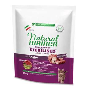Kuiv kassitoit Natural Trainer Sterilized, pardiliha, 0.3 kg