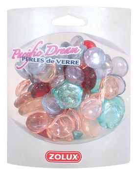 Stikla oļi Zolux Pacific Dream, 0.4 kg, daudzkrāsaina