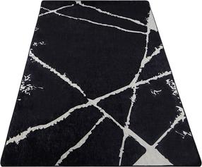 Paklājs Conceptum Hypnose Broken 286CHL6563, balta krās./melna krās., 150 cm x 120 cm