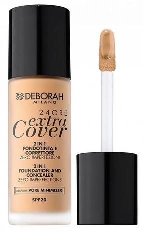 Жидкая основа для макияжа Deborah Milano 24Ore Extra Cover, 03 sand, 30 мл