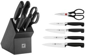 Virtuves nažu komplekts Zwilling Four Star Block Set 35144-600, sudraba krās., 6 gab.