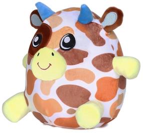 Плюшевая игрушка корова Dream Beams Basil, коричневый цв., 30 см