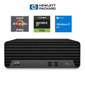 Стационарный компьютер HP RM87273, oбновленный AMD Ryzen 3 PRO 4350G, DDR4 16 GB, SSD 1 TB, Nvidia GeForce GT1030 2 GB GDDR5, Windows 11 Pro ProDesk 405 G6 SFF