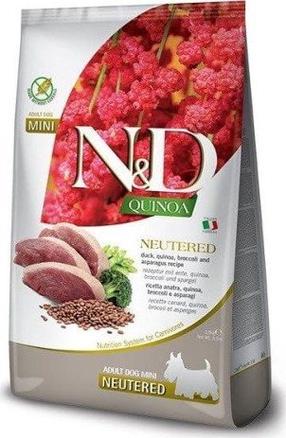 Sausas šunų maistas Farmina N&D Quinoa Duck, Broccoli & Asparugs, antiena, 2.5 kg