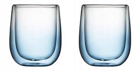  Topeltklaasiga klaaside komplekt Ambition Ombre, läbipaistev v./hall v., 0.35 l