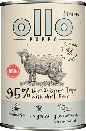 Märg koeratoit Ollo Puppy, veiseliha, 0.850 kg