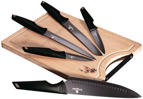 Virtuvinių peilių komplektas Berlinger Haus Black Rose Edition BH-2708, 5 vnt.