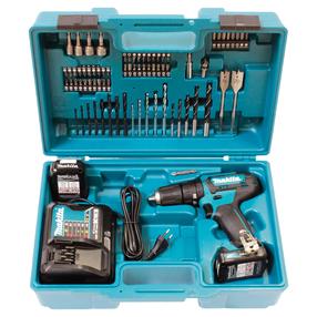 Smūginis gręžtuvas su akumuliatoriumi Makita HP333DSAX1, 12 V, 2 Ah