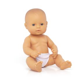 Lėlė - kūdikis Miniland Caucasian Girl, 32 cm, rusva sp.