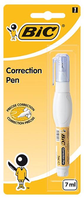 Korrektor, määritav Bic 918476, 7 ml, valge v.