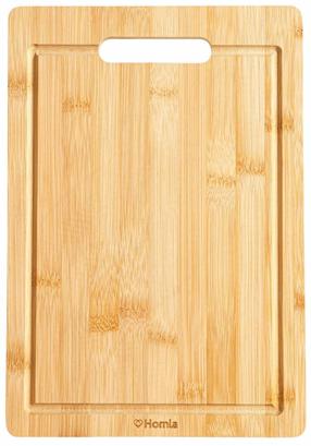 Pjaustymo lentelė Homla Bambou 242253, ruda, 33 cm x 23 cm