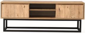 TV staliukas Kalune Design Belinda 180, ruda sp./balta sp., 180 cm x 40 cm x 50 cm
