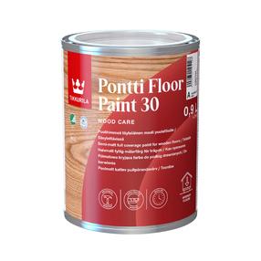 Краска для пола Tikkurila PONTTI, белый цв., 0.9 л