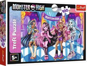 Puzle Trefl Monster High Terrible Friends, 27.5 cm x 41 cm, 100 gab., daudzkrāsaina
