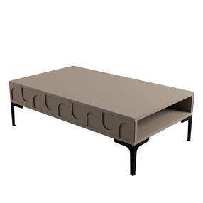 Kavos staliukas Kalune Design Lyon 32, juoda sp./atlas sp., 105 cm x 60 cm x 32.6 cm
