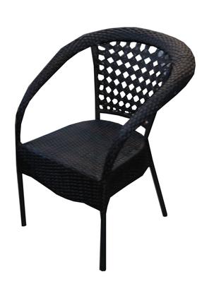 Lauko kėdė Besk Garden Chair, juoda sp., 53 cm x 51 cm x 75 cm