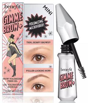 Uzacu gēls Benefit Gimme Brow+ Brow-Volumizing, 1.5 g, tumši brūna krās. 5 cool black-brown