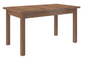 Valgomojo stalas išskleidžiamas ADRK Rodos 53, ruda sp./rusva sp., 140 - 180 cm x 80 cm x 76 cm