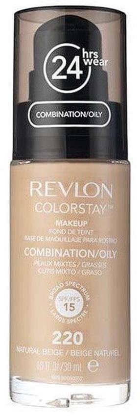 Šķidrā grima bāze Revlon Colorstay, 220 natural beige, 30 ml